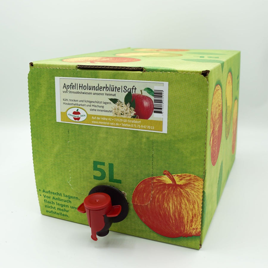Apfel-Holunderblüte 5L - Mosterei Seiz